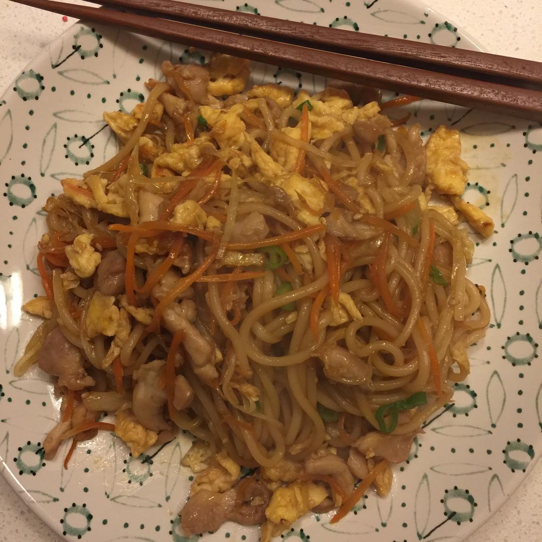 鸡丝炒面