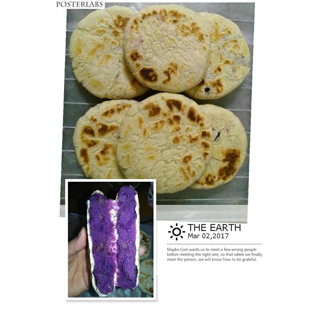 紫薯饼（无油）