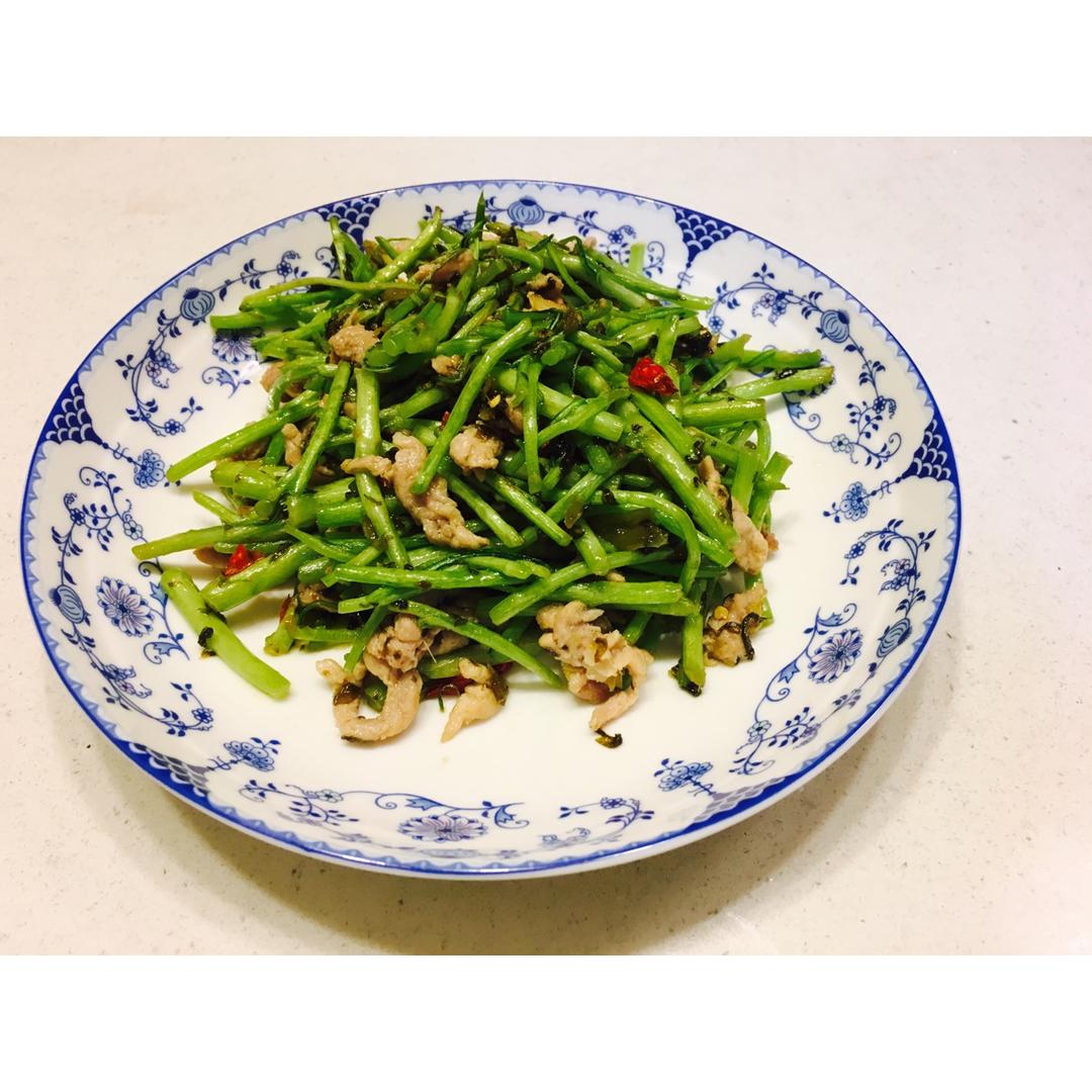 芦蒿炒肉丝
