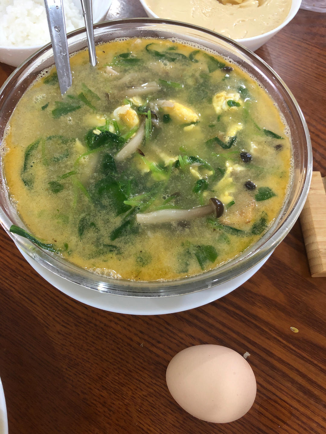菌菇虾仁三鲜汤