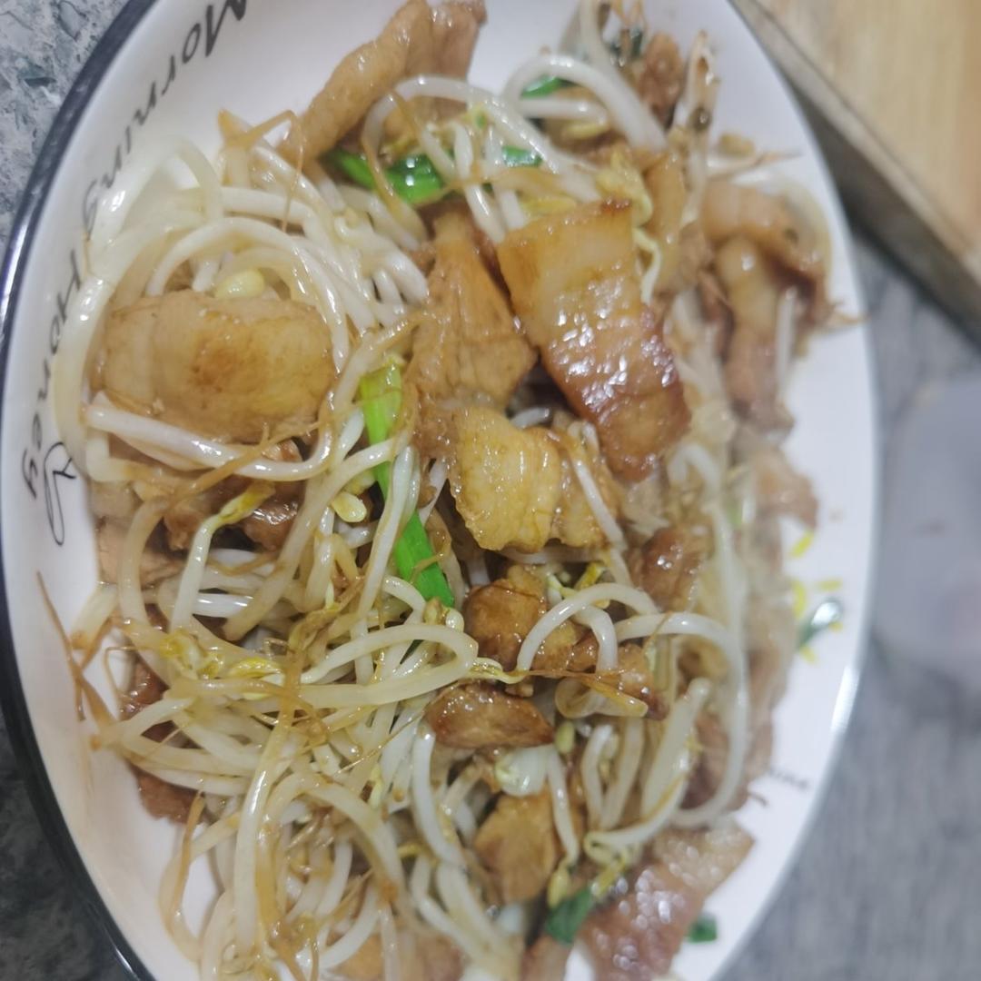 家常炒豆芽