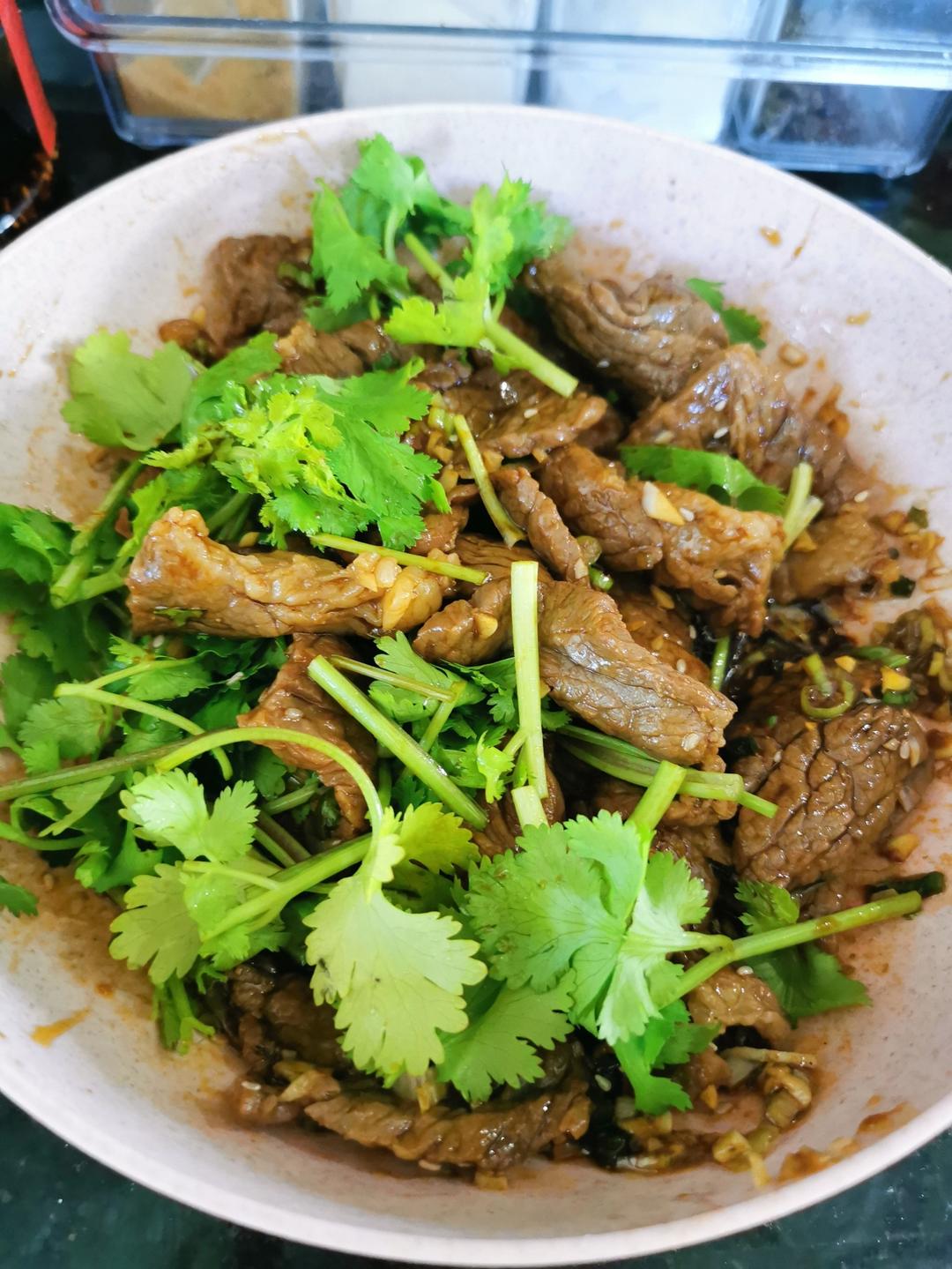 超级快手香菜拌牛肉