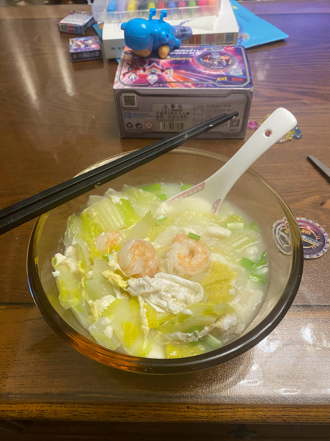 虾仁白菜豆腐减脂汤