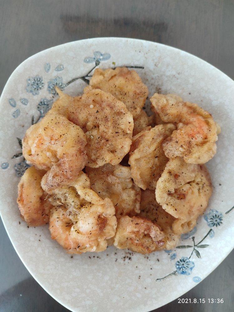 椒盐软炸虾仁～孩子们爱吃的营养美味