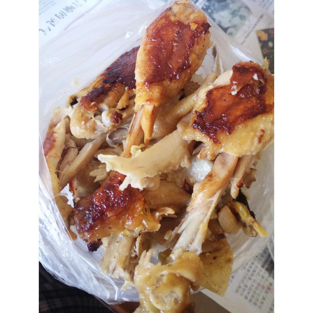 电饭锅简易版：盐焗手撕鸡
