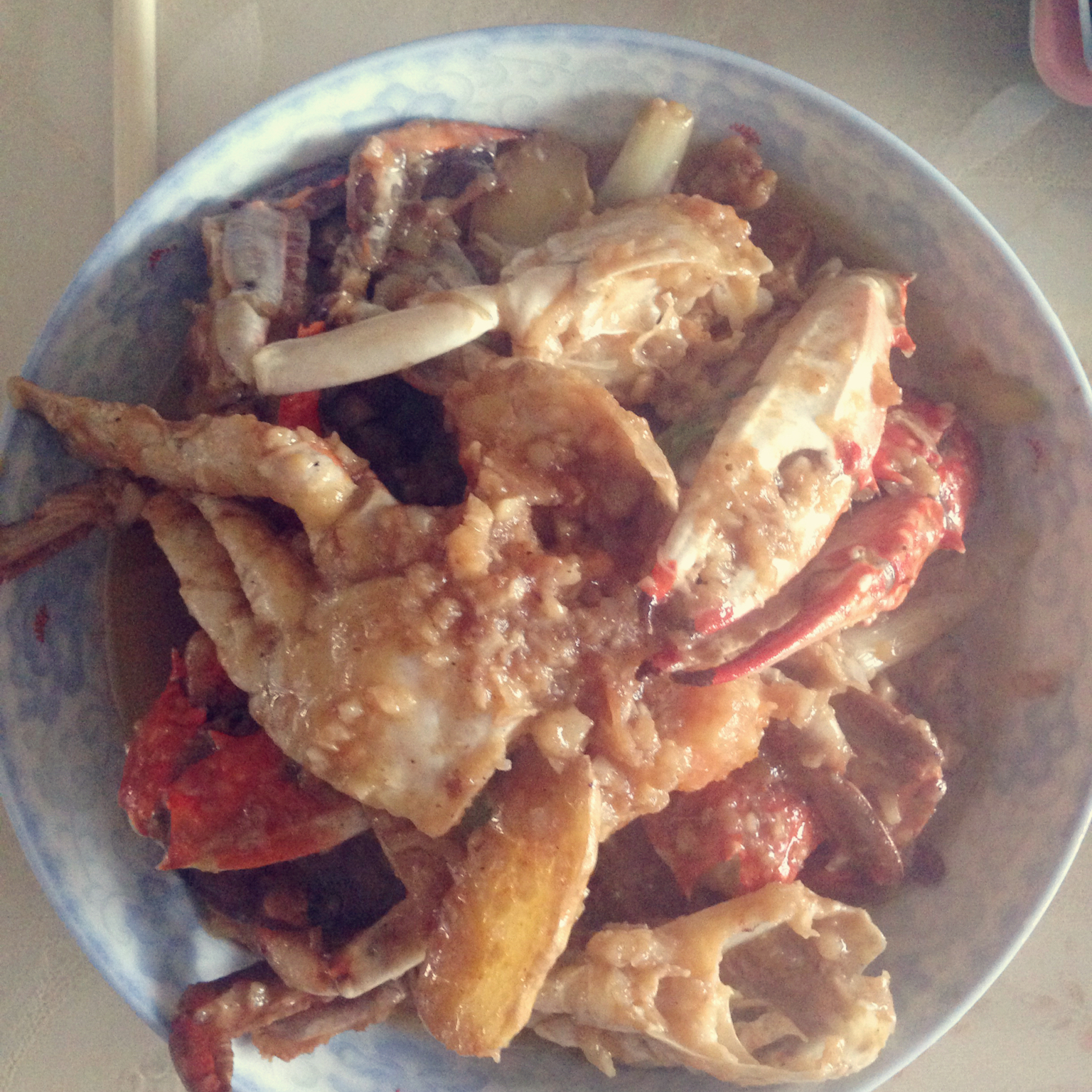 葱姜炒蟹