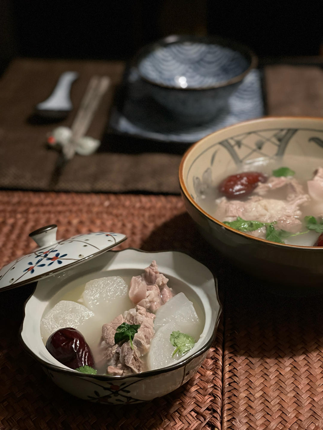 清汤萝卜炖羊肉