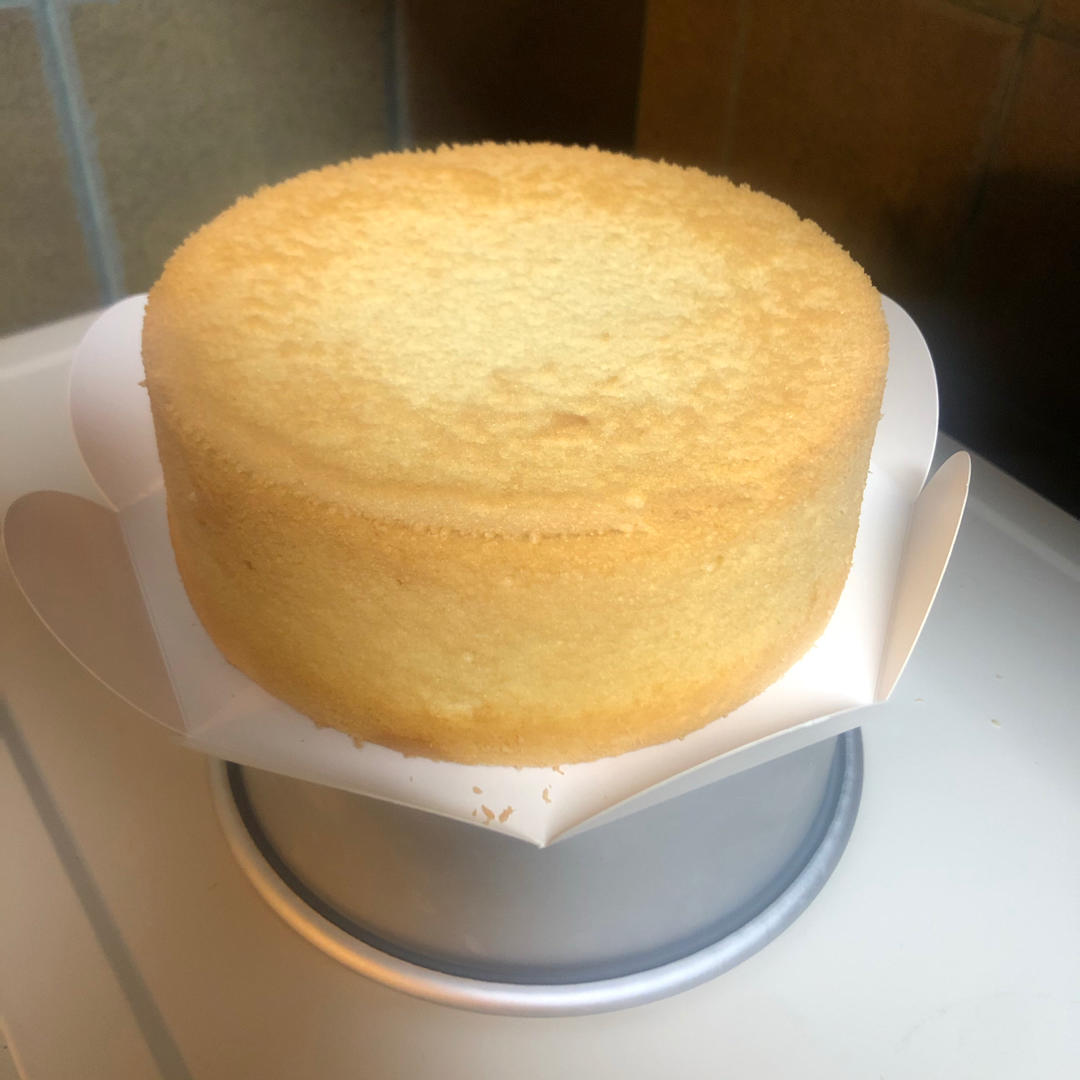 超柔软6寸戚风蛋糕(附8寸配方)零失败 超详细‼️含操作视频
