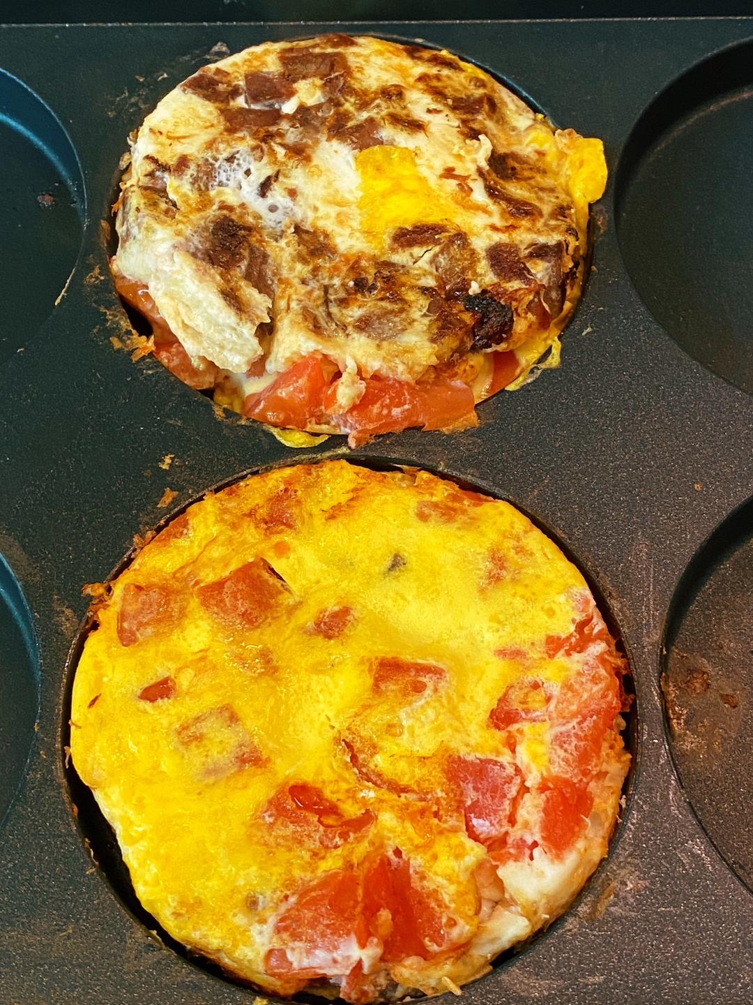 鹵牛肉番茄窩蛋三明治「低脂」的做法 步驟6