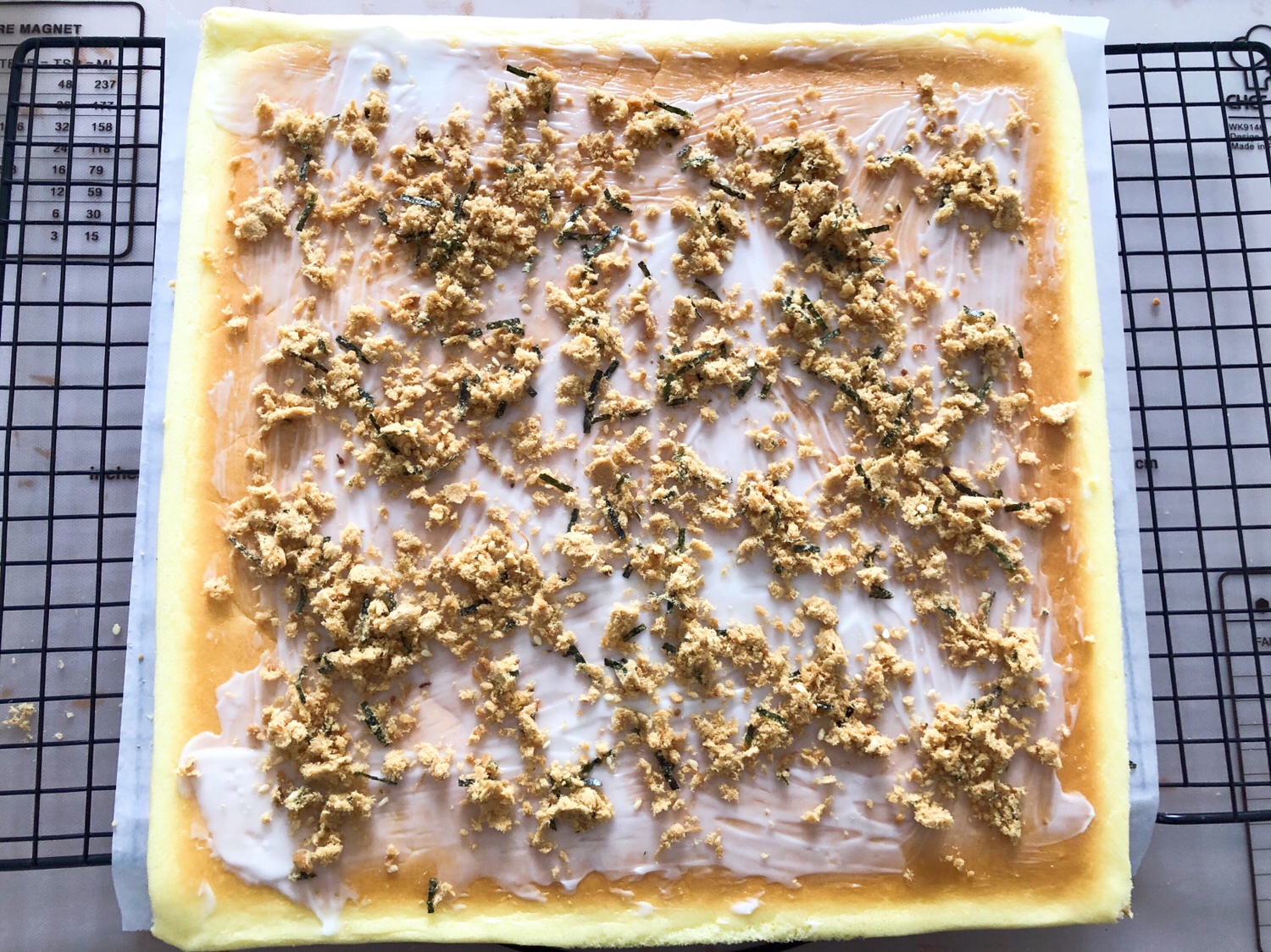 卷不裂的肉松蛋糕卷❗️咸香松软❗️一次成功❗️的做法 步骤17