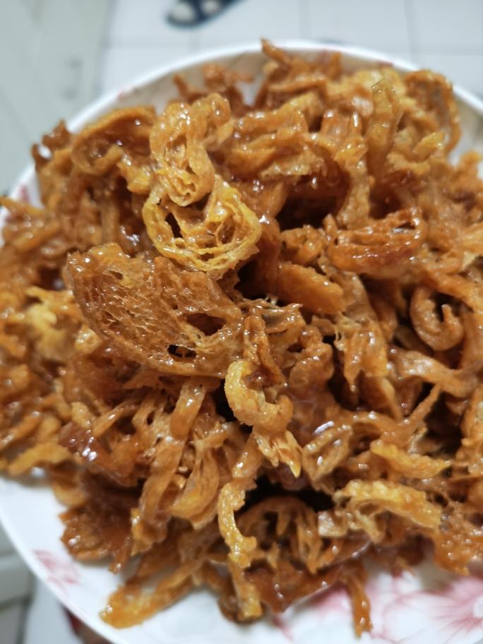 嘎嘎脆的糖醋面筋丝