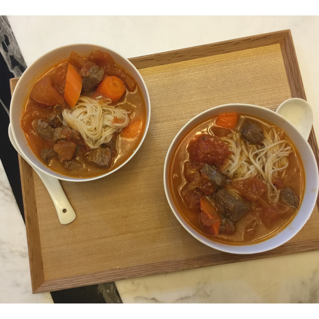 番茄牛腩(这样做牛肉不会老哦）