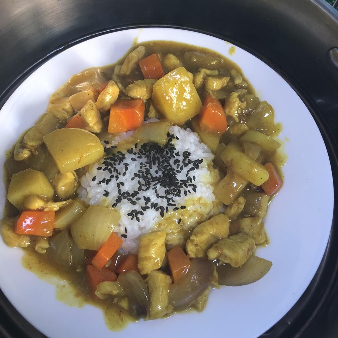咖喱鸡饭