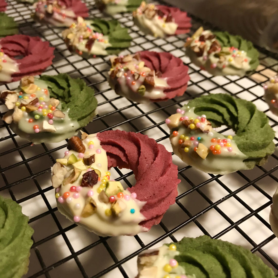 零失败花纹超级立体的黄油曲奇