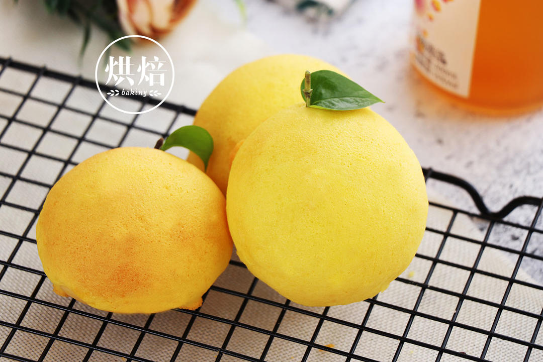 酥皮柚子面包