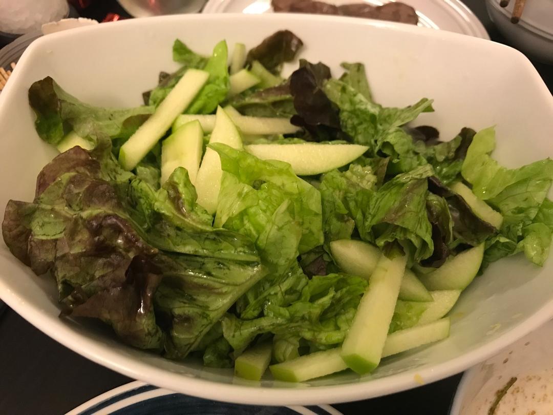 【终极烹饪课程】香煎扇贝配苹果沙拉