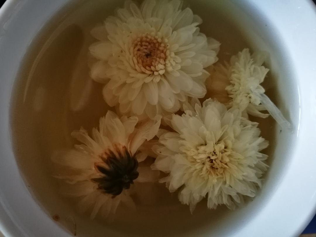 柠檬蜂蜜菊花茶