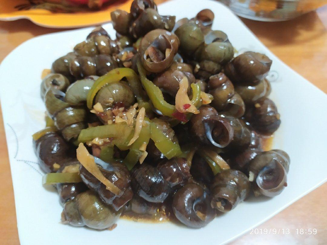 炒田螺（附清洗方法）