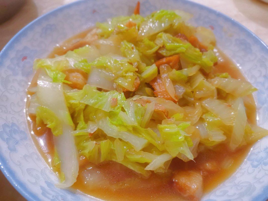 咸肉炒白菜