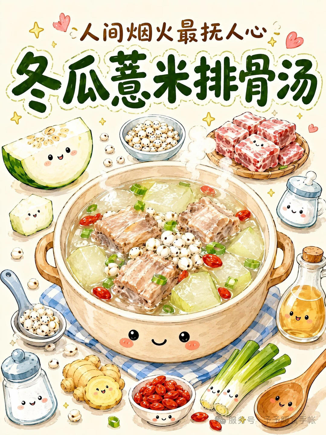 冬瓜薏米排骨汤