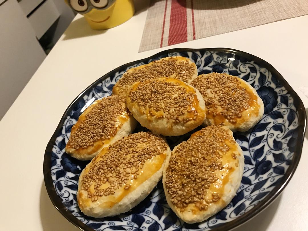 芝麻椒盐牛舌饼（北京小吃）