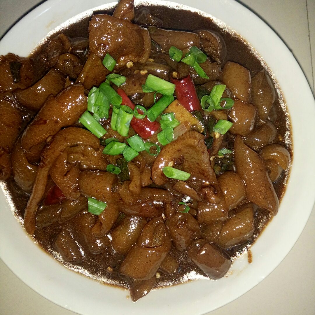 红烧肉皮