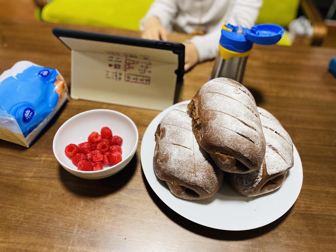 可可麻薯软欧包