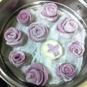 紫薯玫瑰花的做法 步骤9