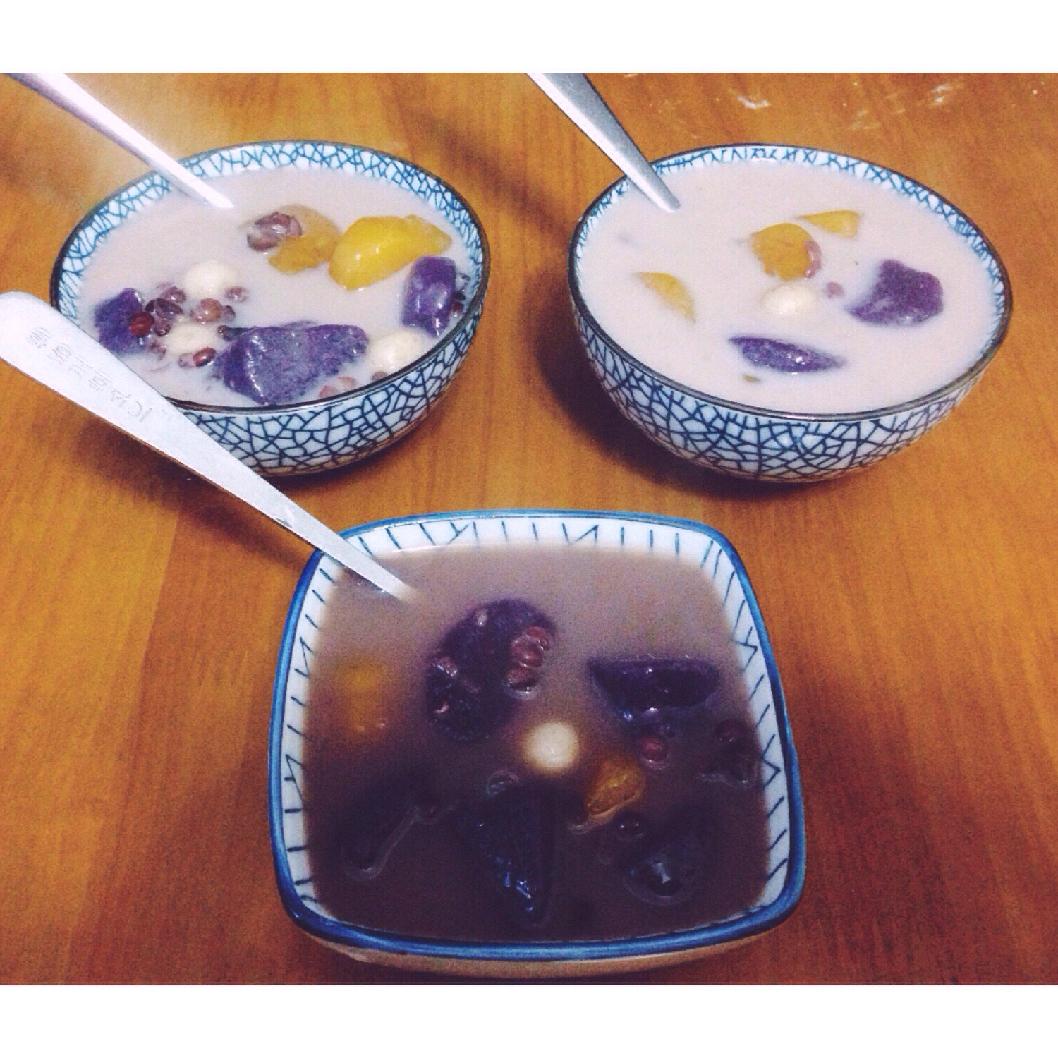 芋圆红豆汤