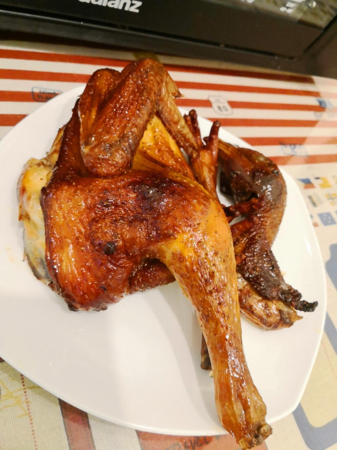 烤箱版简易烤鸡