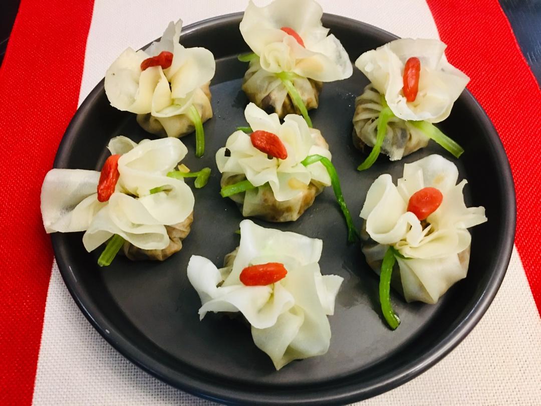 饺子皮花朵福袋