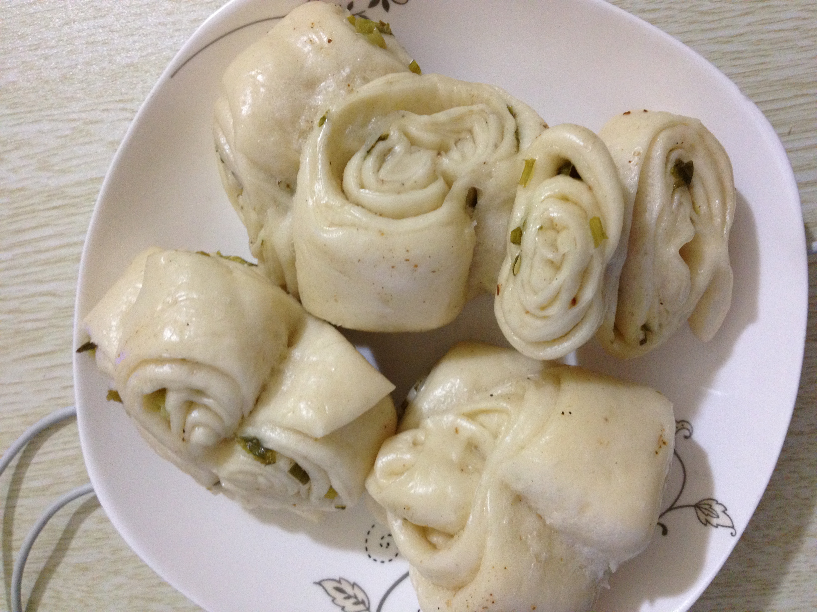 葱油椒盐花卷