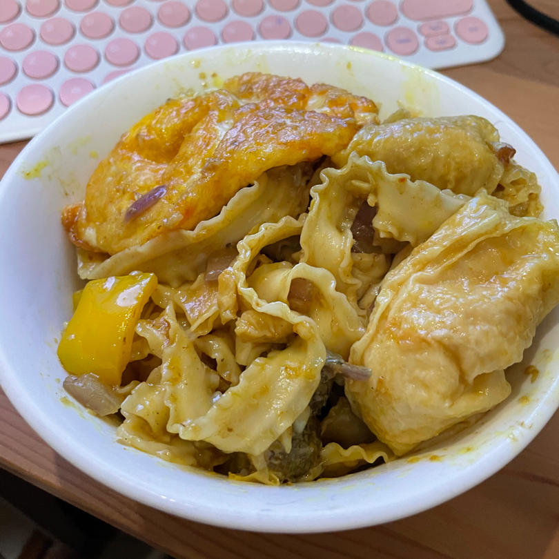 好吃到舔盘子的咖喱面