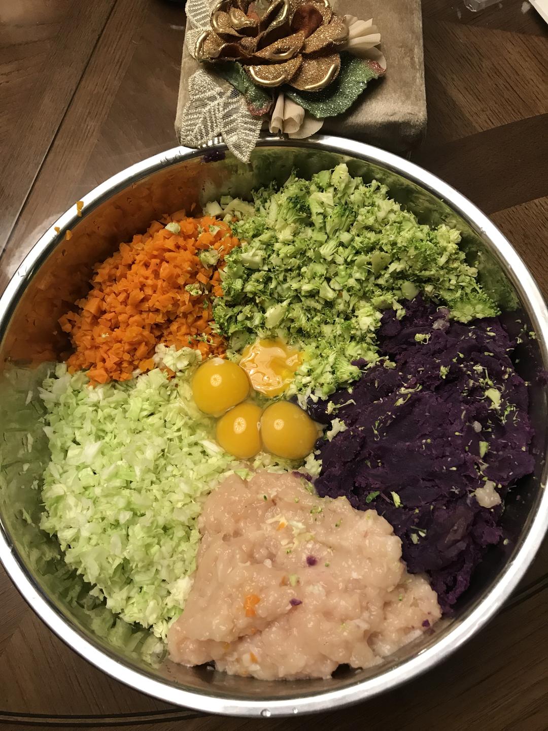 自制狗狗鸡肉丸子的做法