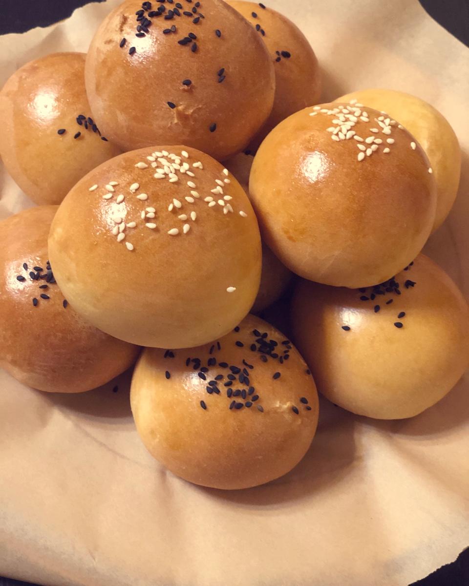 奶黄小餐包-一次发酵超好吃（附快手奶黄馅制作方法）