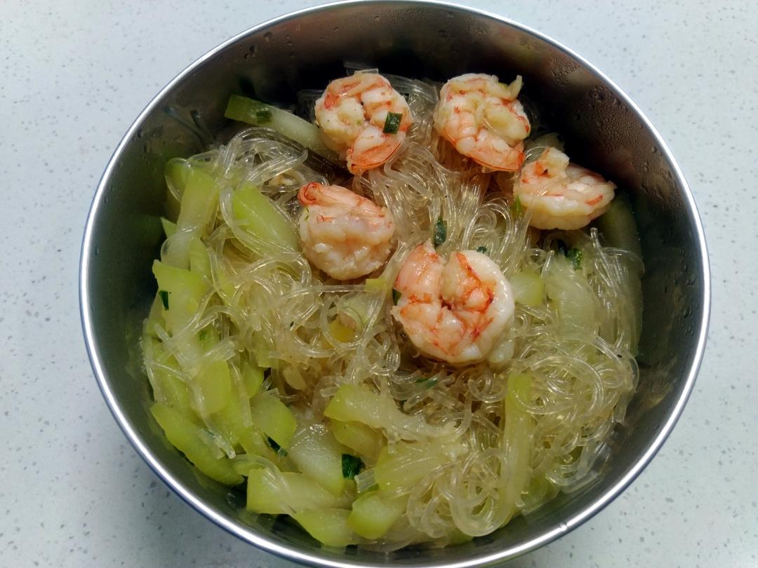 鲜虾节瓜粉丝煲 <302小厨房>