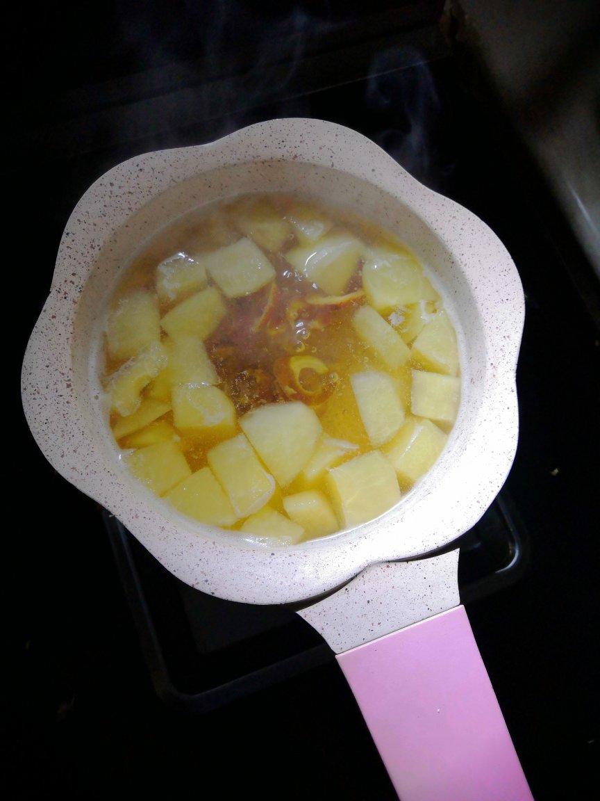 健胃消食的山楂苹果水