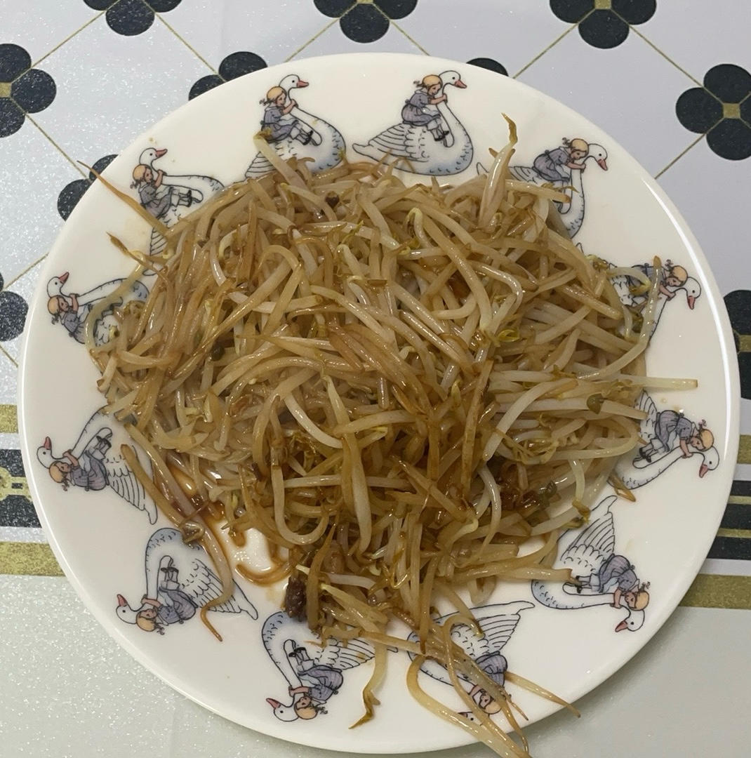 清炒豆芽