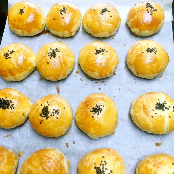 泳式鲜肉榨菜月饼