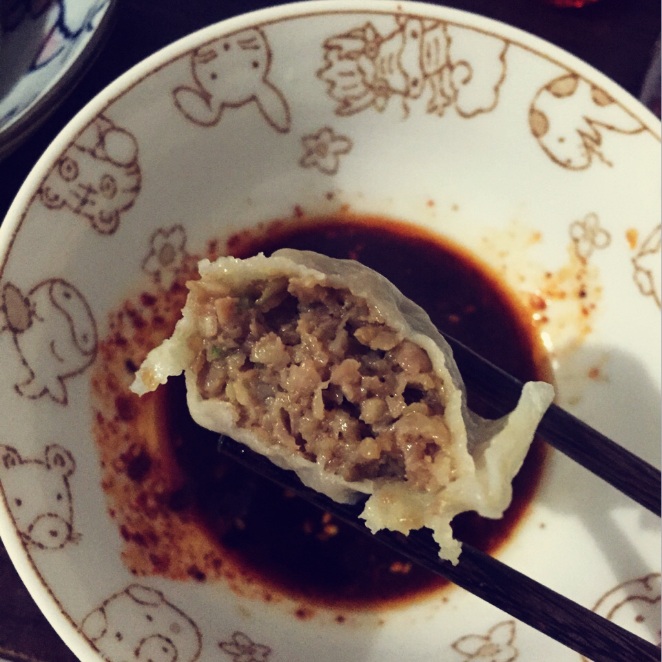 莲藕猪肉馅儿饺子