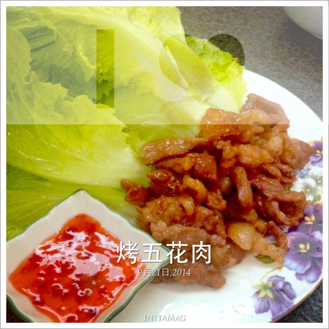 家庭版烤五花肉