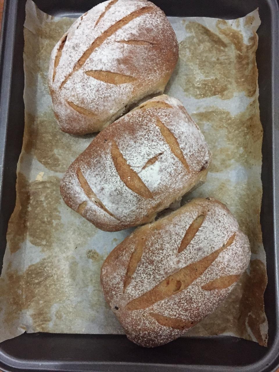 全麦核桃包～软欧包