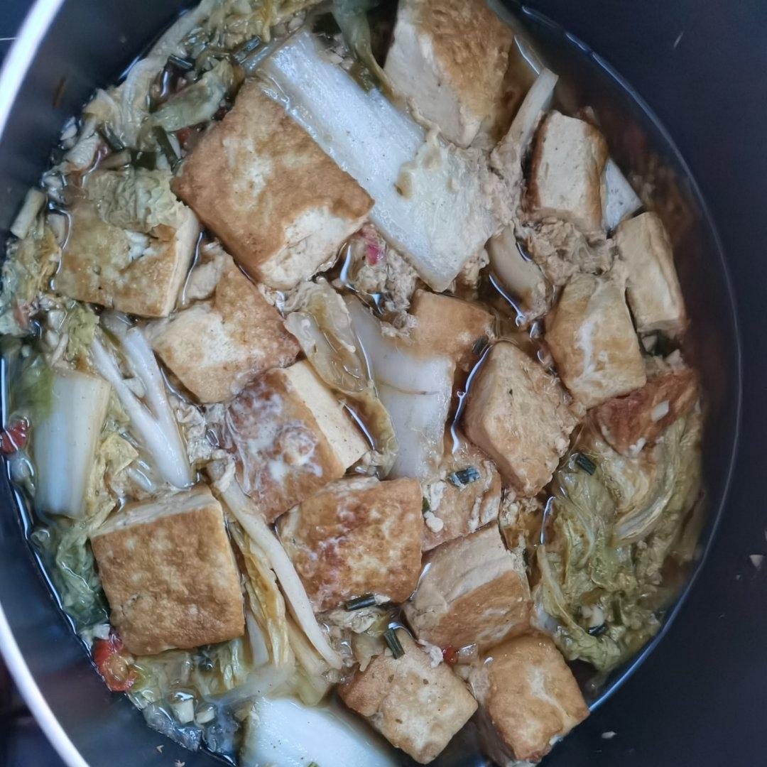 白菜豆腐煲