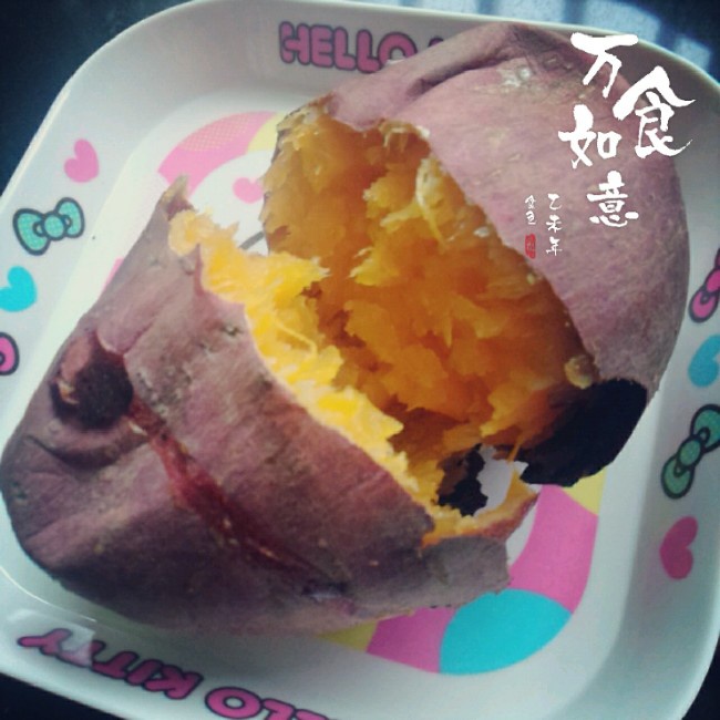 烤地瓜（烤箱初试）