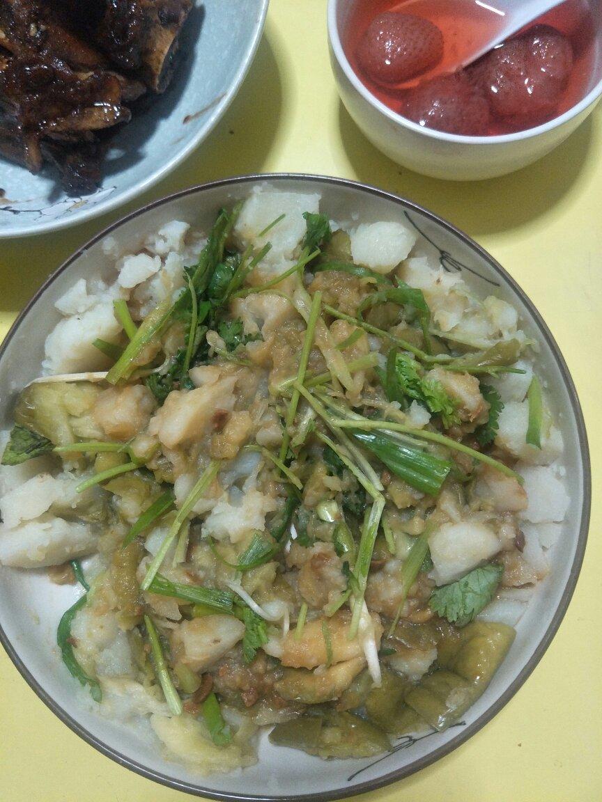 东北乱拌茄子土豆