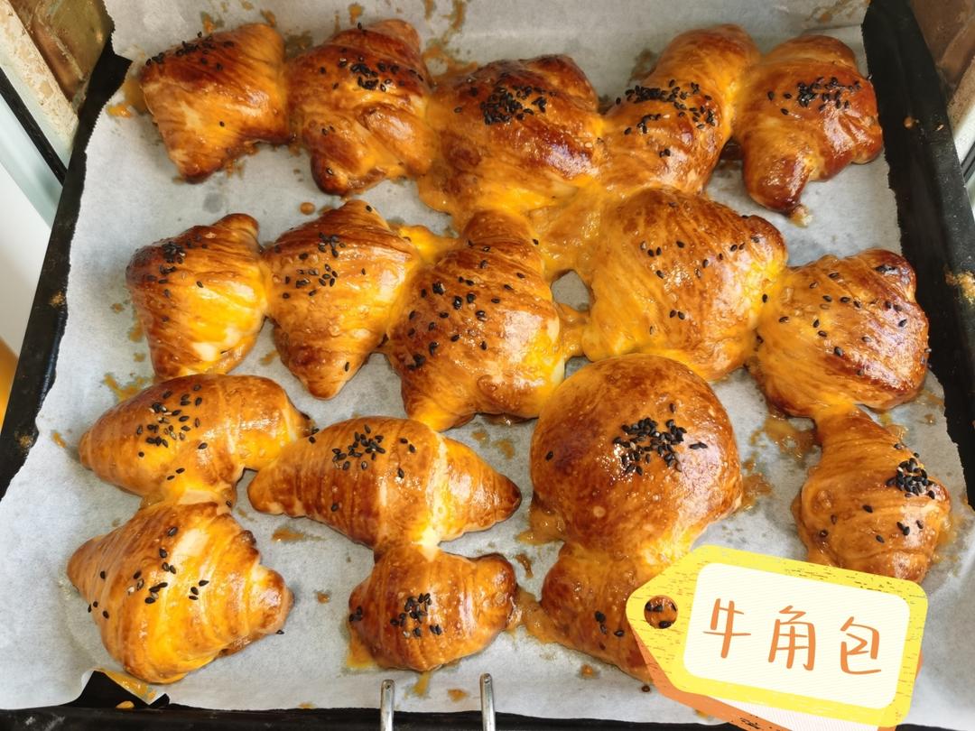 不用黄油🉐️「牛角包」简单版