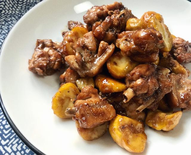 板栗鸡翅一锅焖 快手料理迎秋天的做法