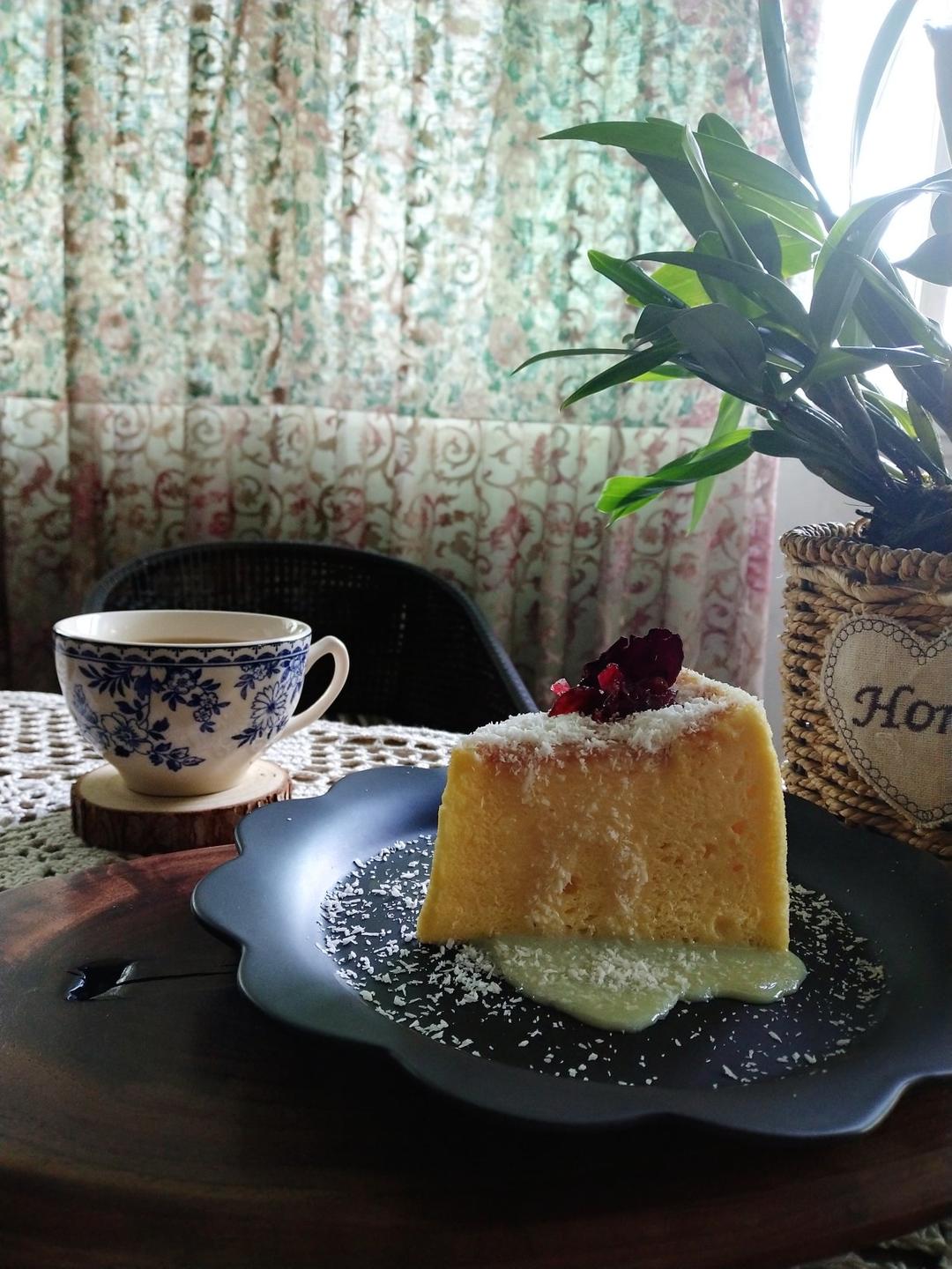 万用方子‼️口感滋润的酸奶&肉松沙拉夹心小蛋糕🍰