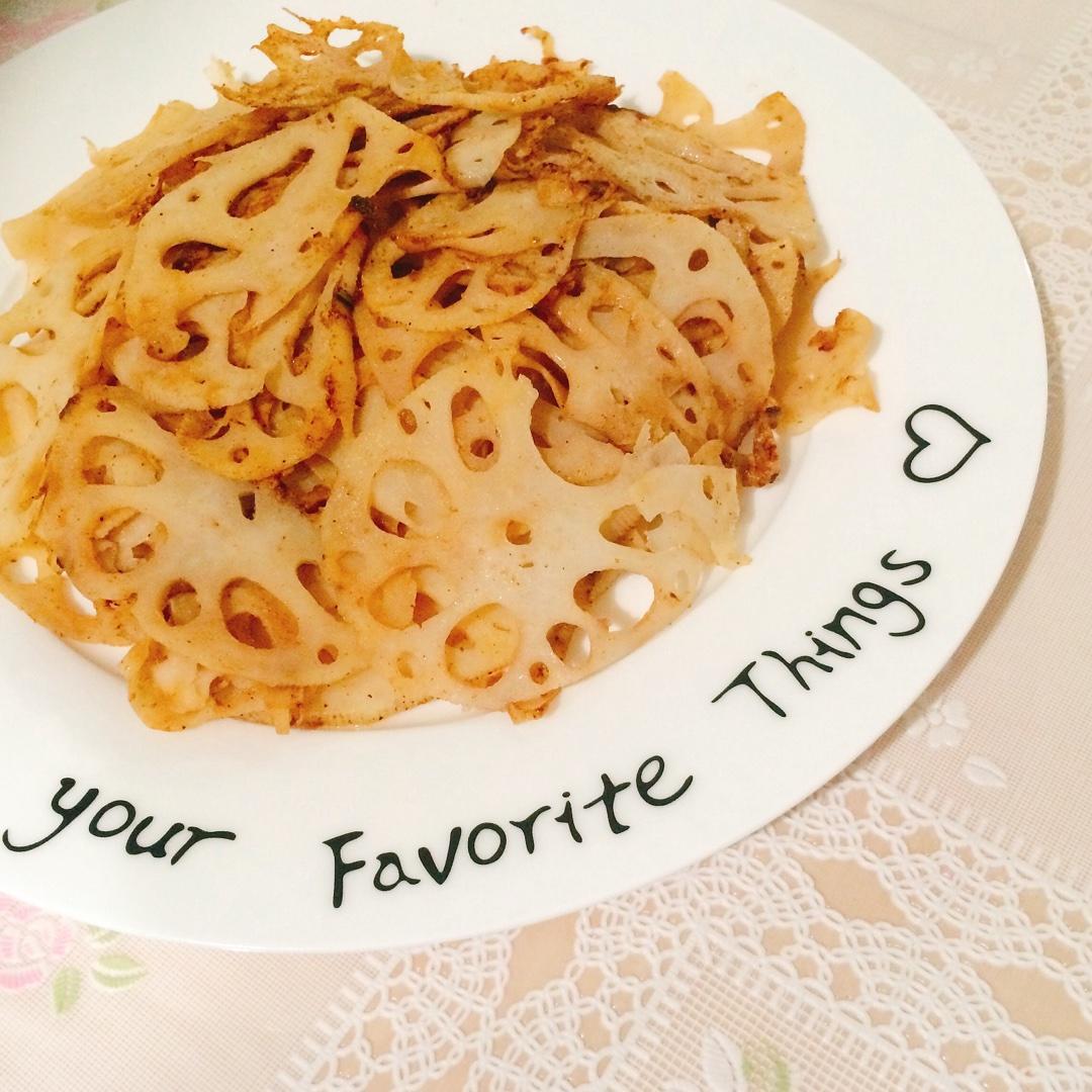 好胖友de孜然藕片的做法