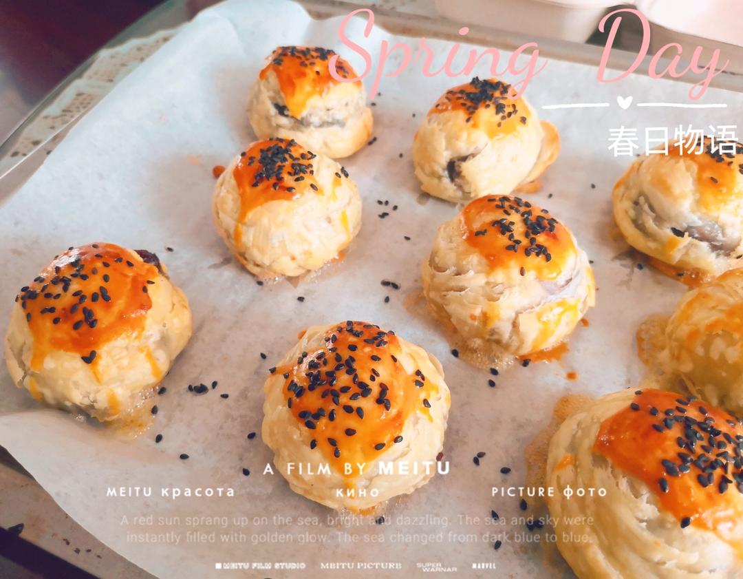 懒人简单的蛋黄酥（蛋挞皮版）